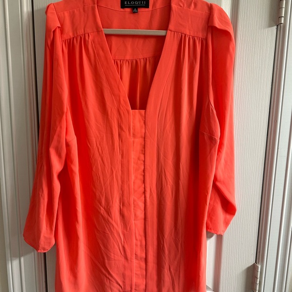 Gorgeous Eloquii orange top! - Picture 2 of 5